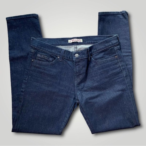 J BRAND WOMEN'S SEXY Y2K SKINNY JEANS ZIP ANKLE BLUE - 30 - Picture 4 of 8